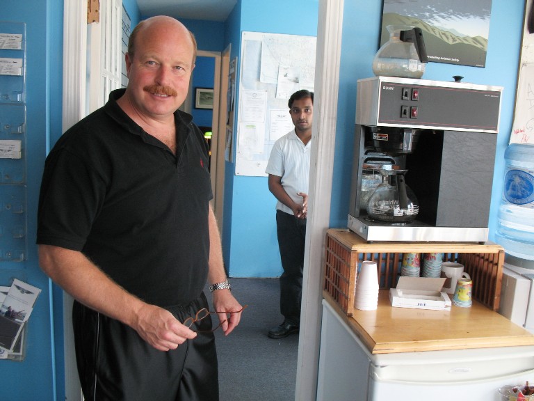 Dave Parry and Aniket Chavan.  Langley Flying School.